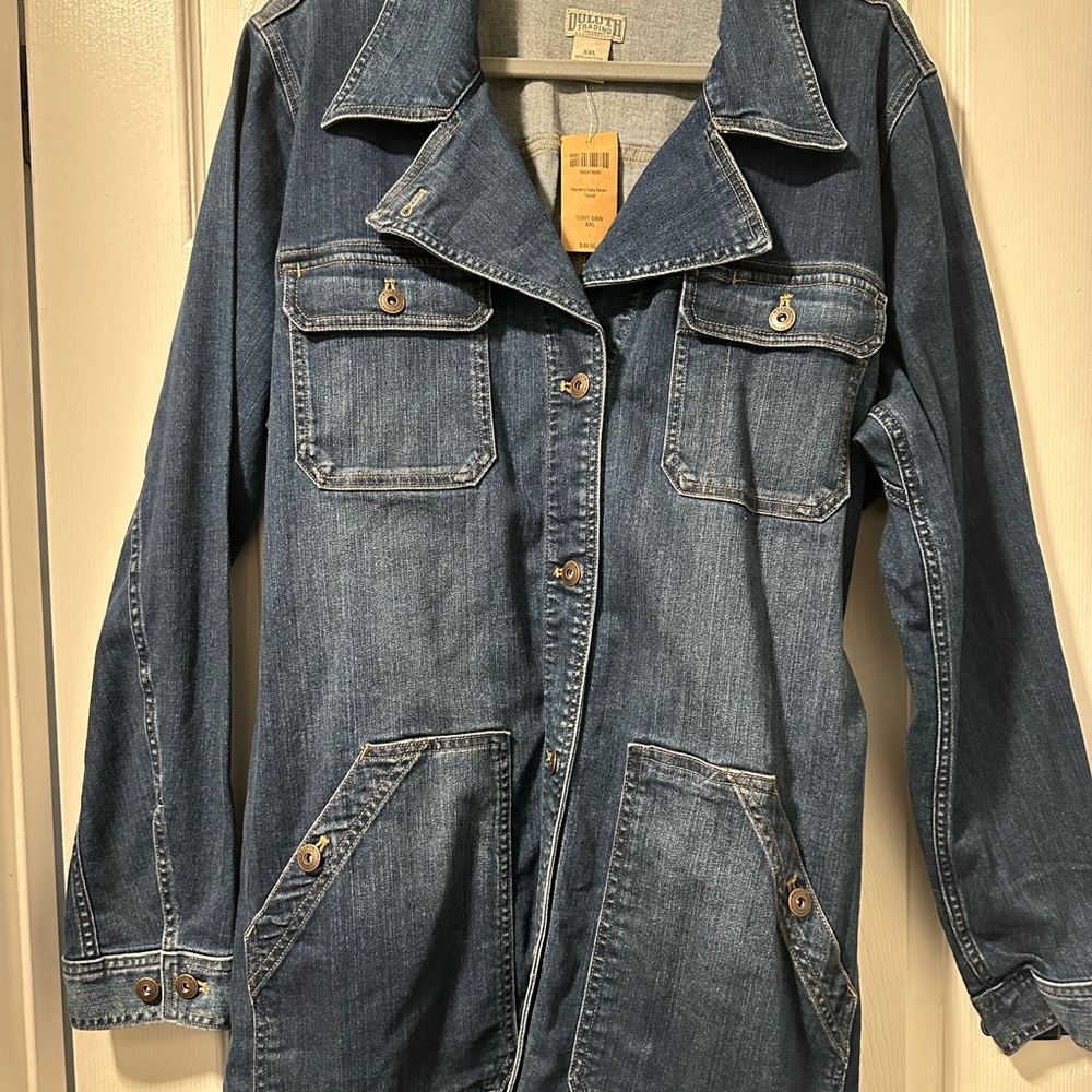 Duluth Trading Co Blue Jean Jacket